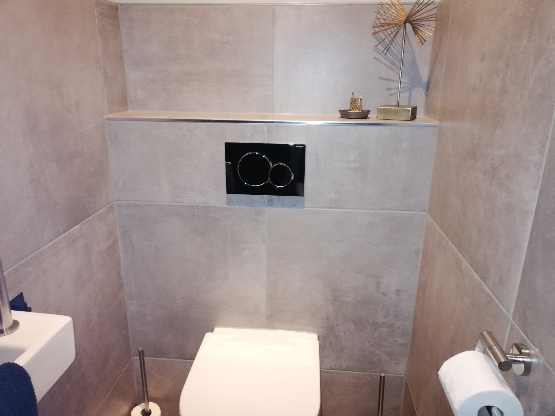 Modern separaat toilet  in de hal