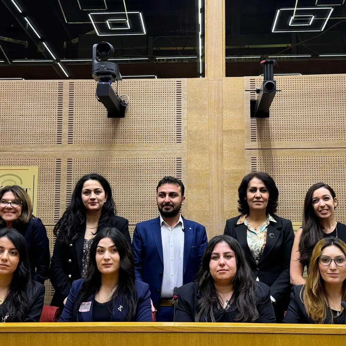 Press release on the Yazda website of Yazidi Genocide Conference at the Palais de Luxembourg