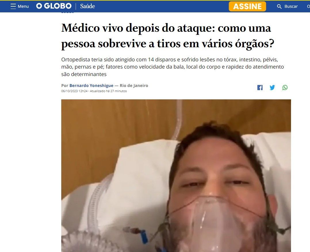 Entrevista para O Globo