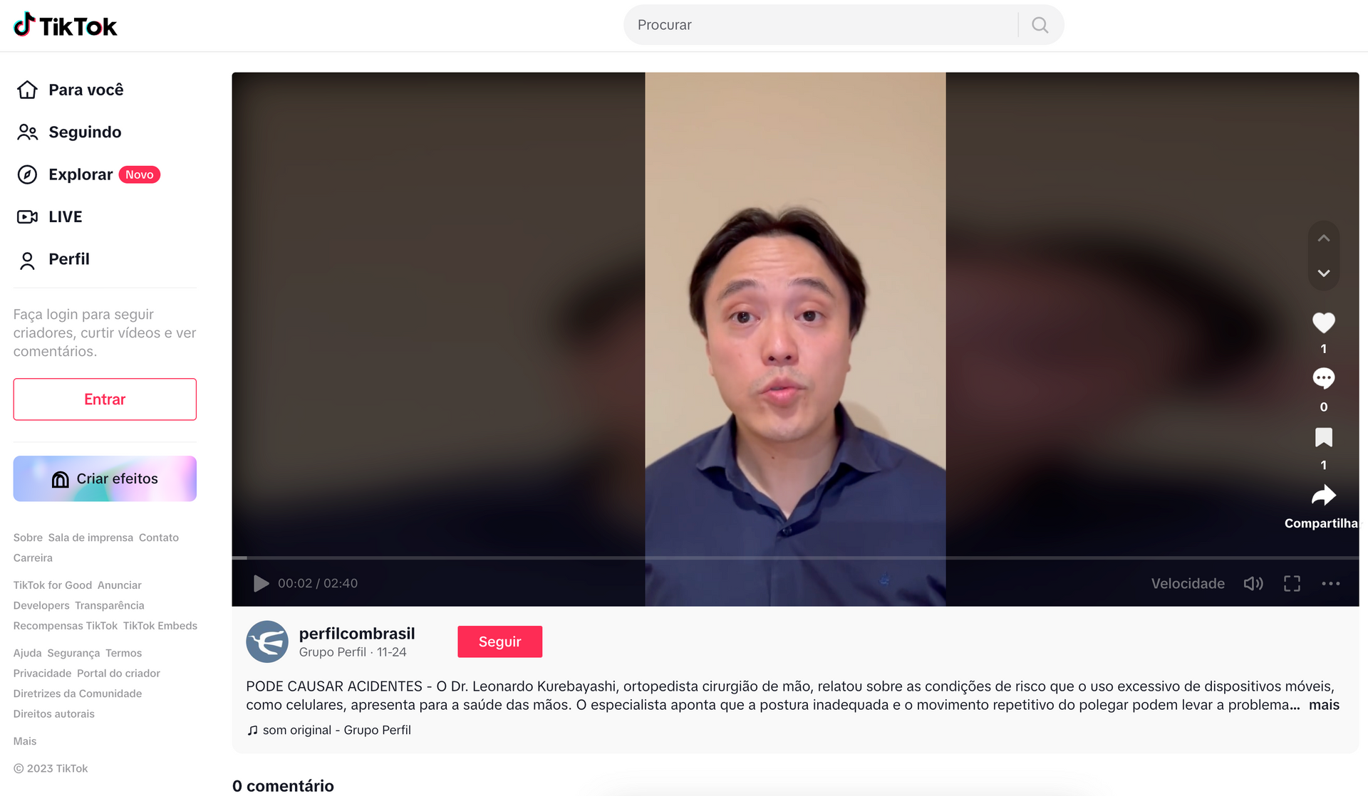 Entrevista para Ed.Perfil - TikTok