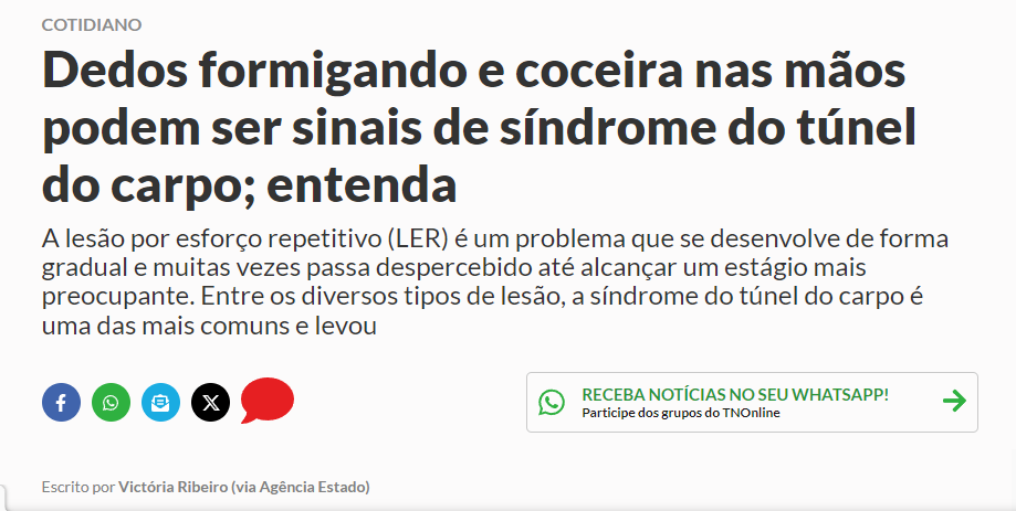 Entrevista para Portal TNOnline
