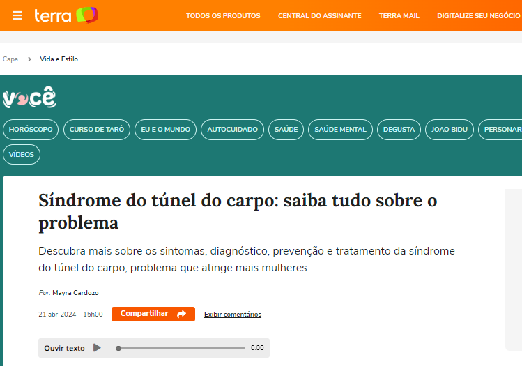 Entrevista para Portal Terra