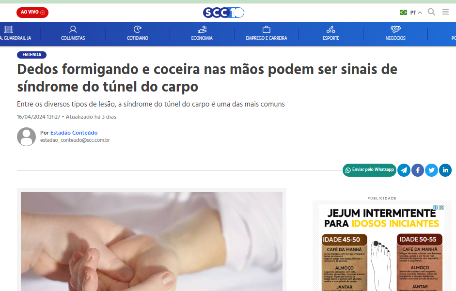 Entrevista para Portal SCC10 