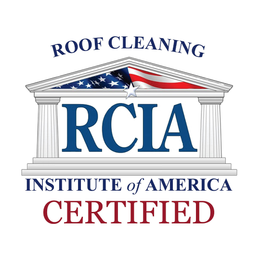 The logo for the roof cleaning institute of america