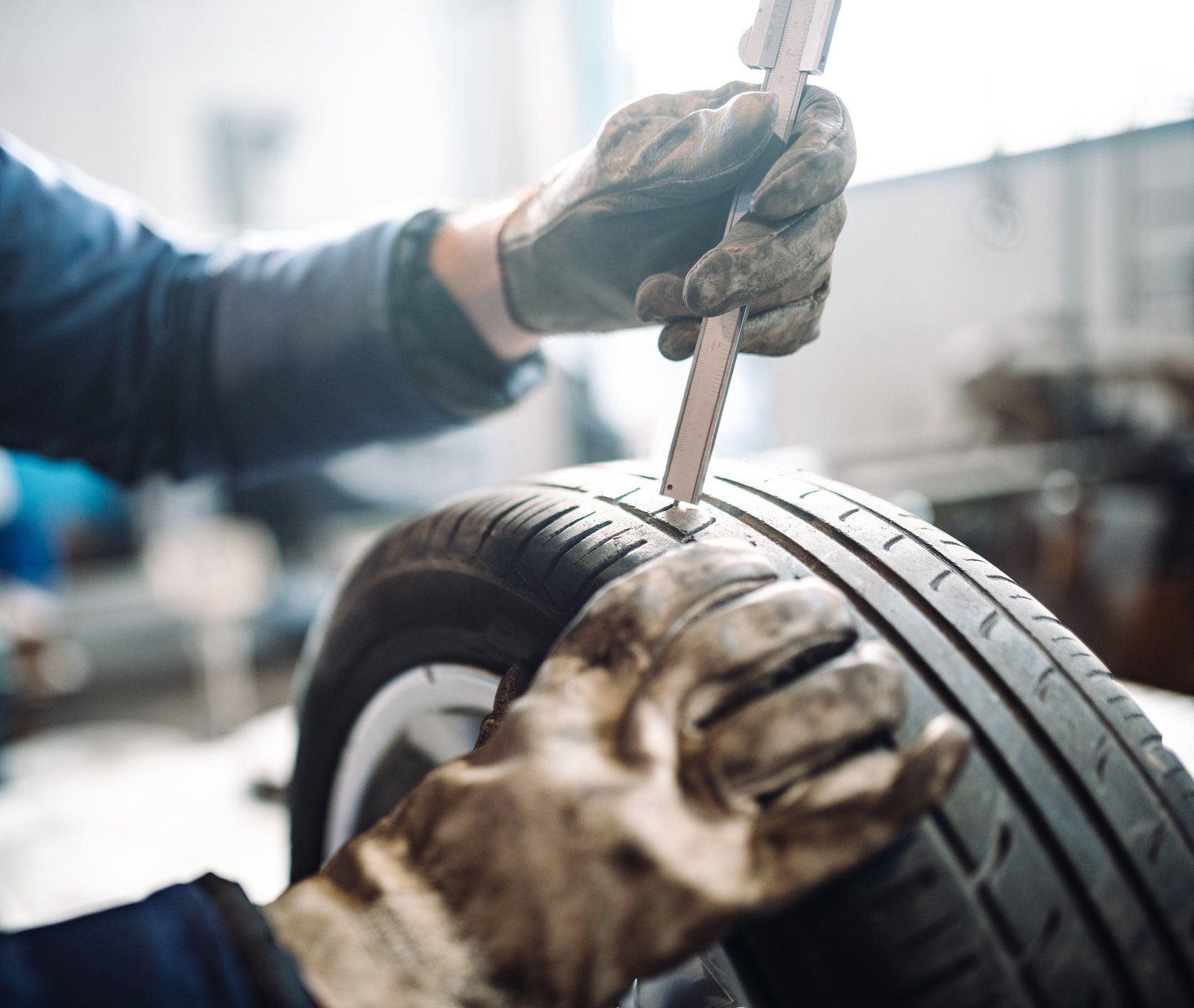 Checking Tire — Hibbing, MN — TB Automotive