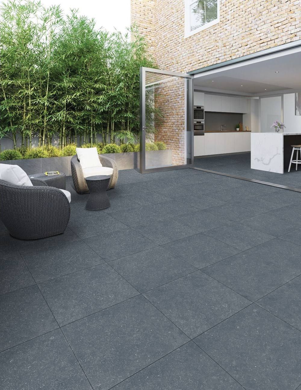Blue Stone Dark Gray Paver