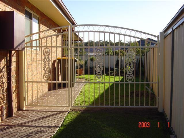 Secure And Decorative Gates — Decorative Aluminium Works In Cardiff, NSW