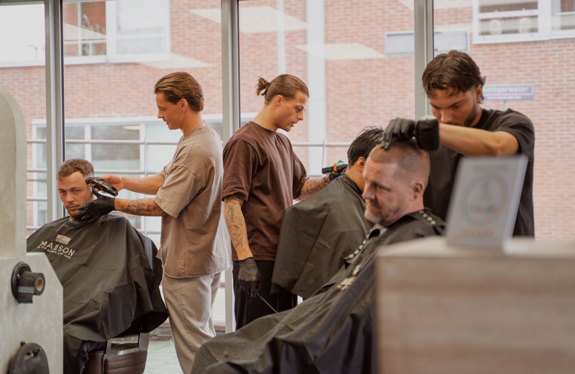Fade cut man