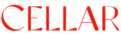 CELLAR logo in bright red