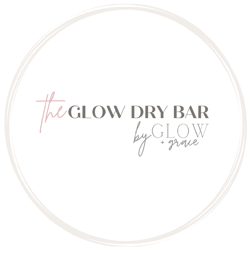 Glow Dry Bar, Hair Stylist, Greeley Colorado Logo