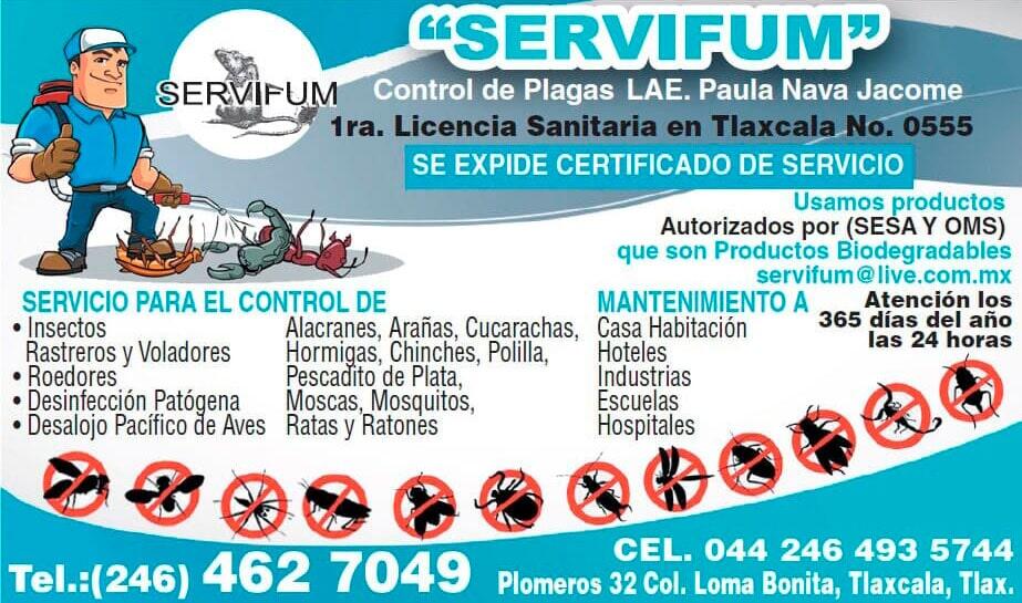 SERVIFUM - mantenimiento en fumigación 