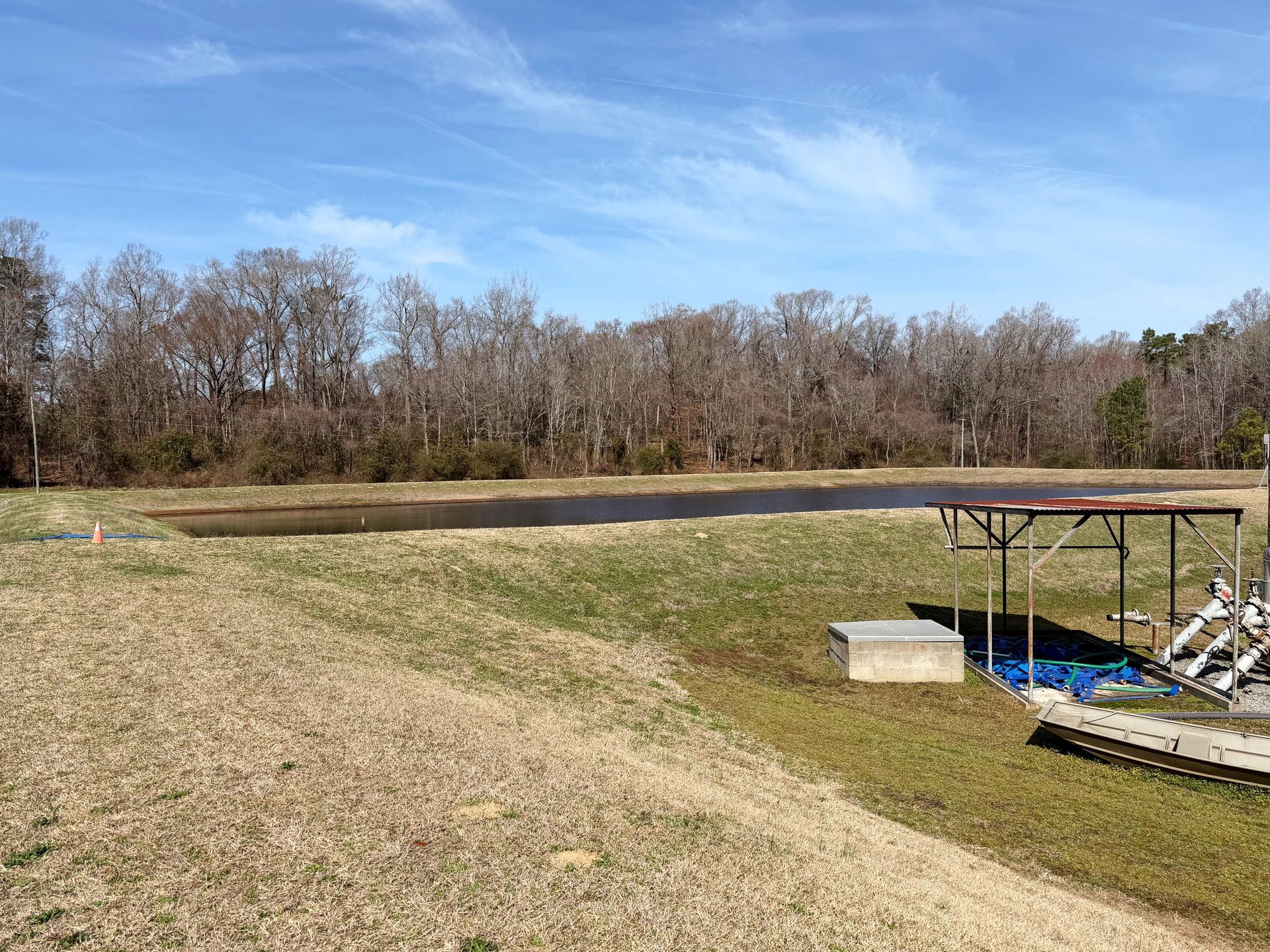 Additional ponds and lagoons state operational during entire clean out