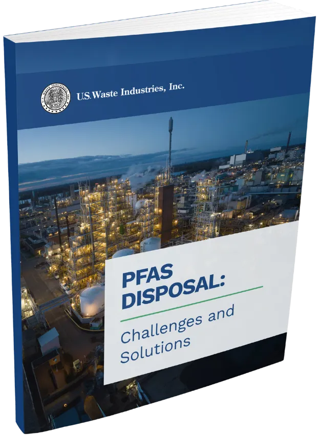 U.S. Waste Industries guide to chemical lab packing and compliant laboratory waste disposal