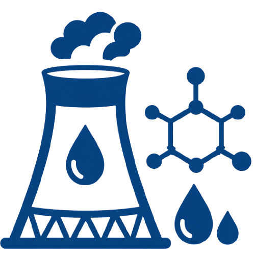Icon for chemical waste treatment