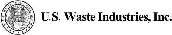 US Waste Industries Inc logo black transparent background
