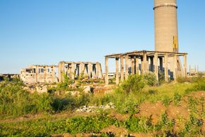 Abandoned industrial facility requiring site cleanup, demolition, and compliant environmental closure