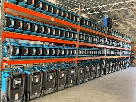 Revive Cleaning & Restoration equipments on large dividers — Cleaning Service in Yeppoon,QLD