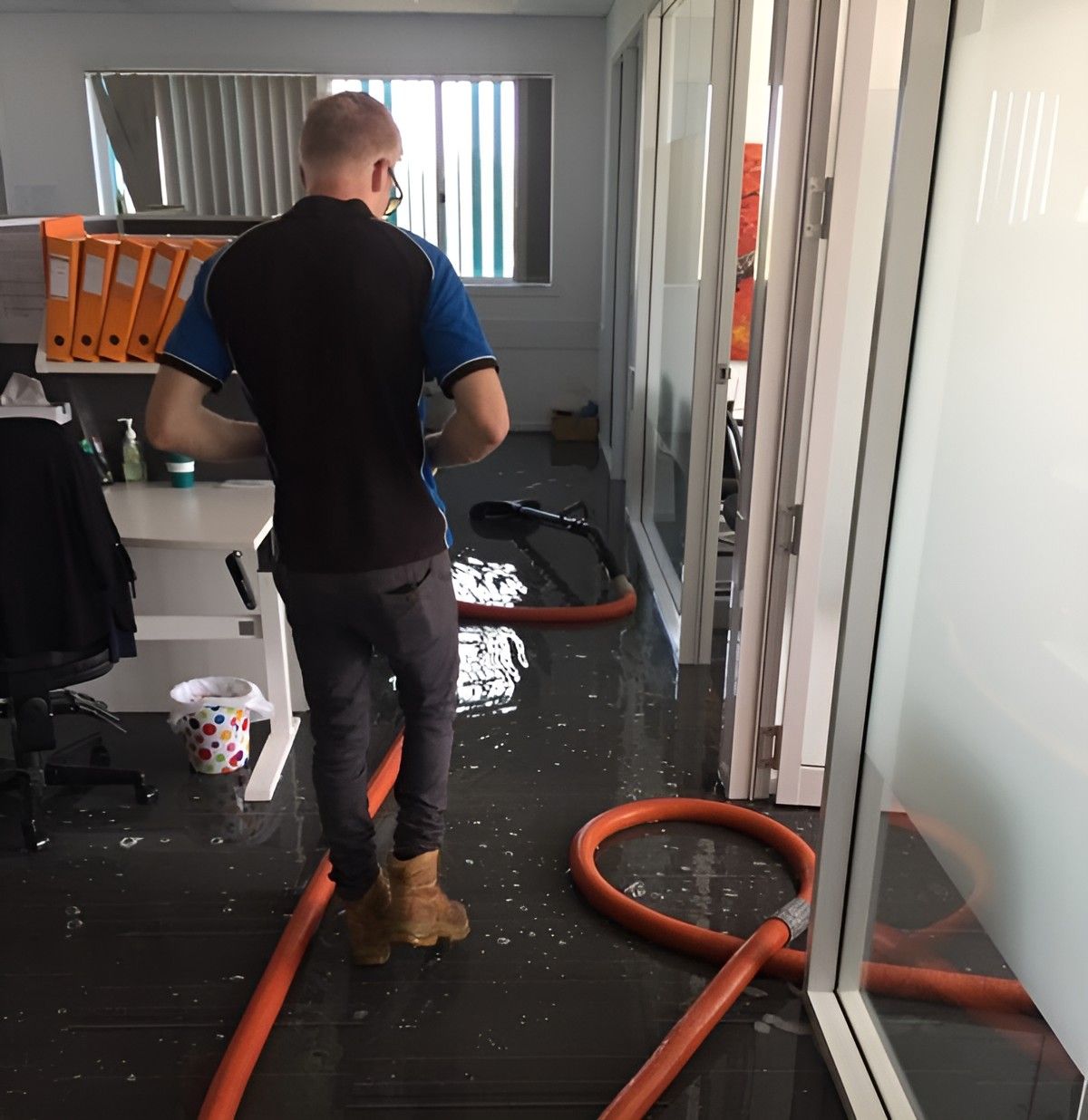 Commercial Cleaners Rockhampton Office Flood Cleanup