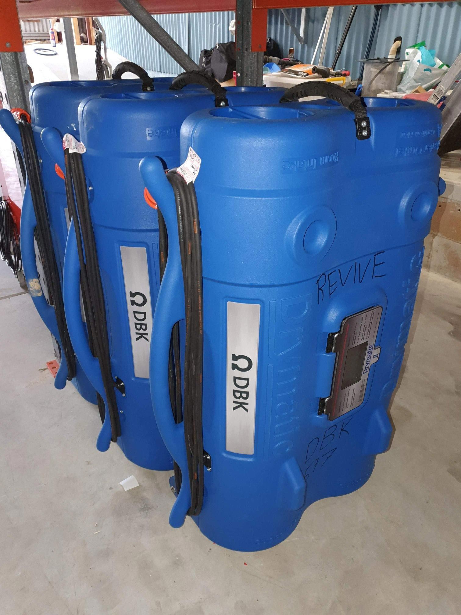 Heat Drying System Used For Water Damage Restoration