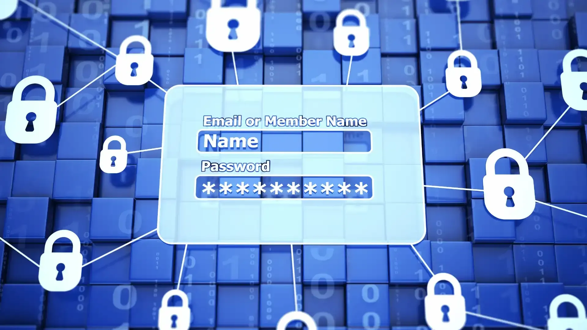 a computer screen shows a login page with a password