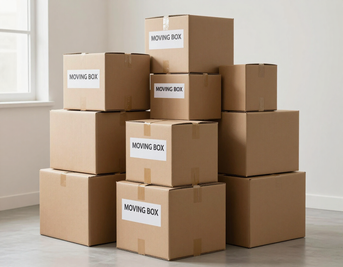 Labeled moving boxes