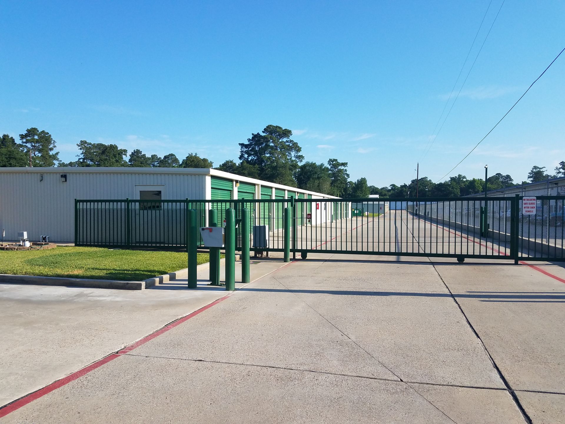 Former storage facility exterior