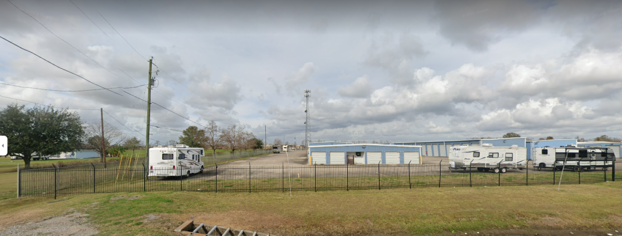 Former storage facility exterior