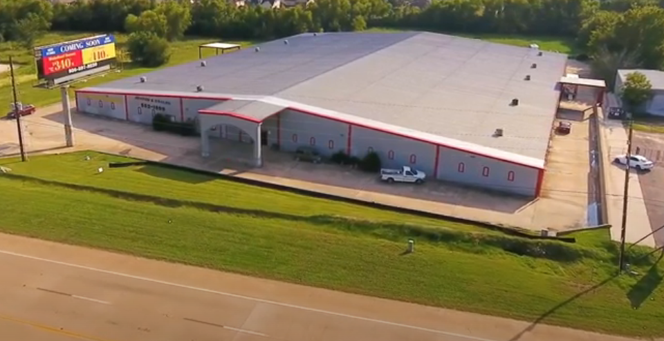 Former storage facility exterior
