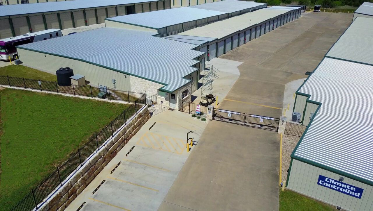 Former storage facility exterior