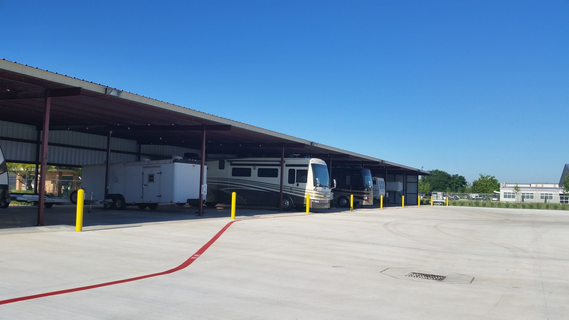 Former storage facility exterior
