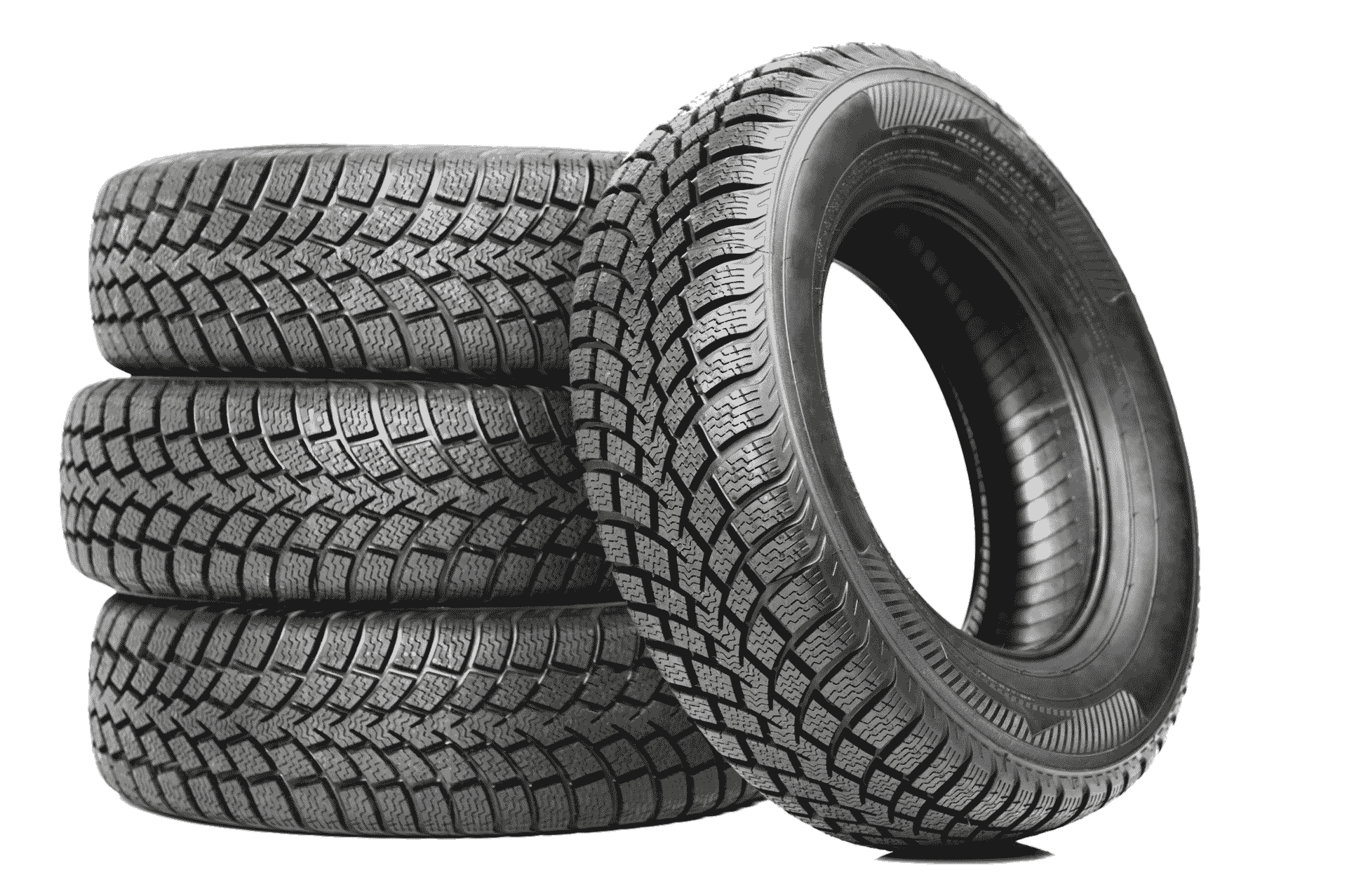 Stack of Four Black Car Tyres Isolated on White | Helensvale, Qld | Ashtons Removals Stack of Four Black Car Tyres Isolated on White | Helensvale, Qld | Ashtons Removals