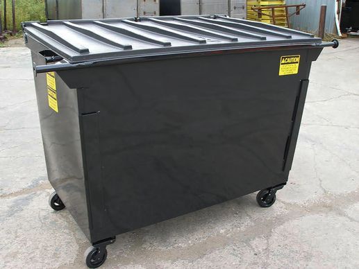 Gray Commercial Dumpster - Cleveland, OH - Descenzo Rubbish Removal