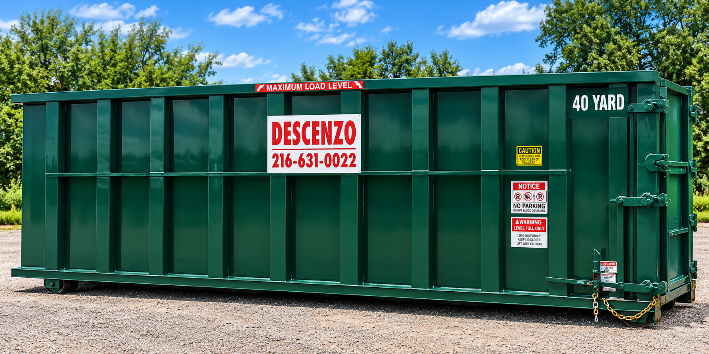 40 Yard Container - Cleveland, OH - Descenzo Rubbish Removal
