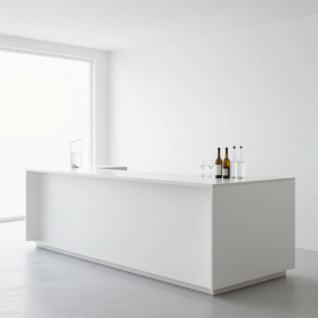 Minimalistische Water-Bar-Station