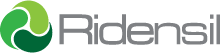 Logo Ridensil: linea di prodotti tricologici per la cura e la prevenzione della caduta dei capelli
