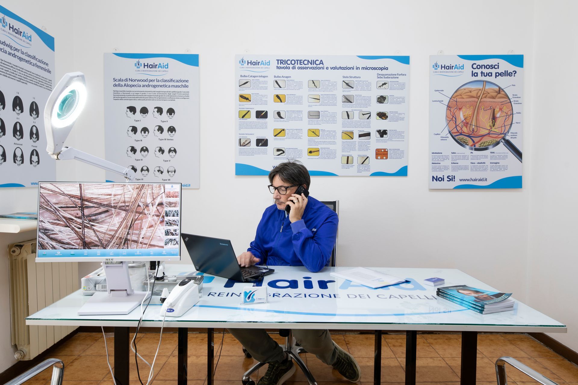 Centro HairAid di Verona: ambiente moderno e accogliente