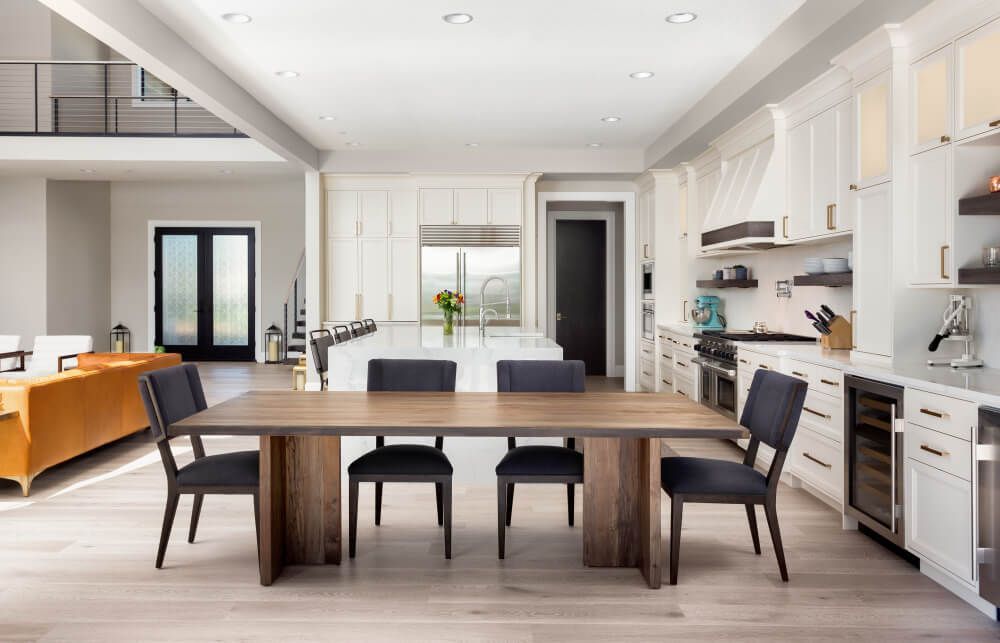 Beautiful Dinning Room and Kitchen in New Luxury Home — 4Shaw Kitchens in Dubbo, NSW