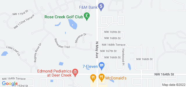 Map of business location