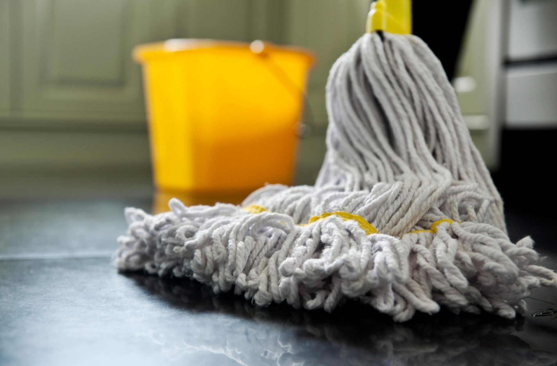 Mop And Bucket — Montgomery, AL — Bobcat Cleaning Company