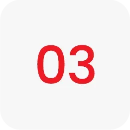 The number three is green on a white background.