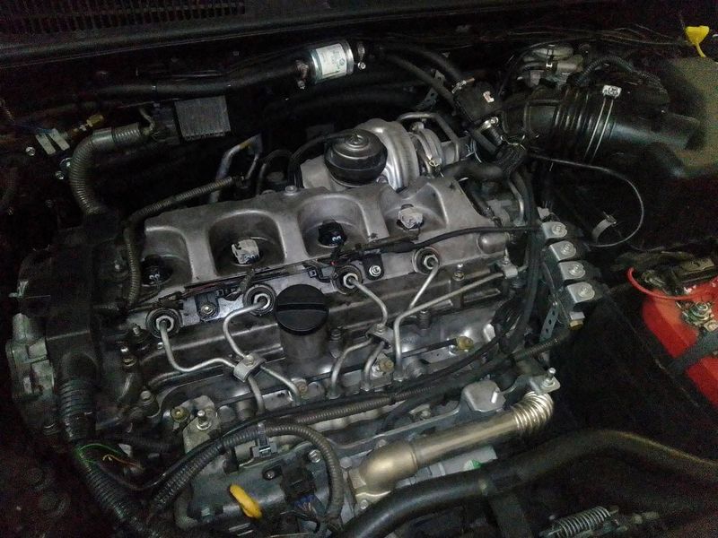 Vano motore dell'auto