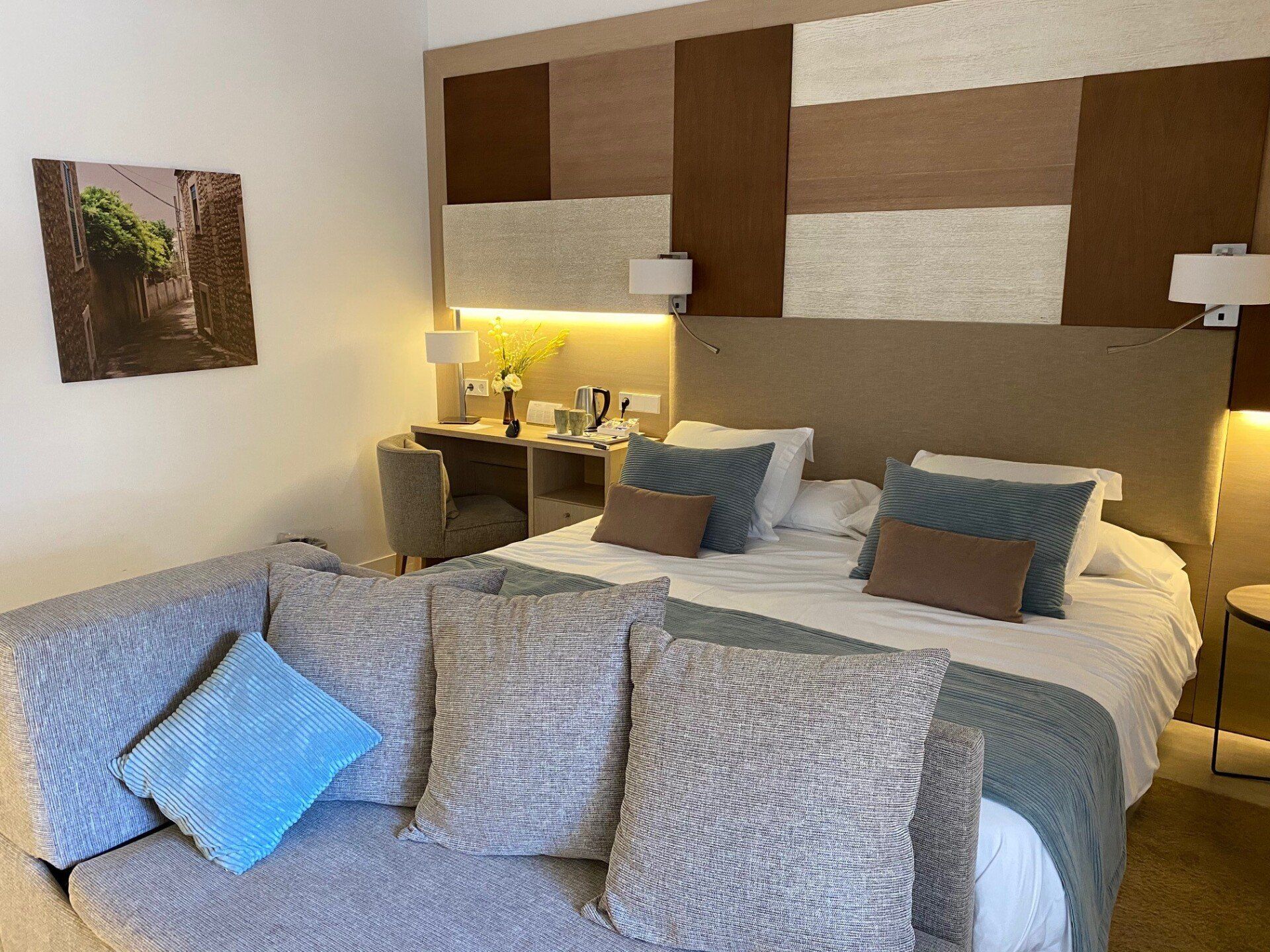sofá cama de junior suite segunda planta