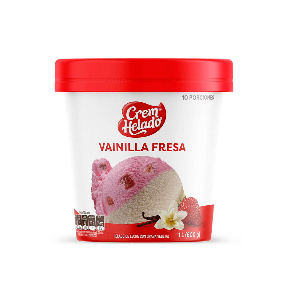Vainilla Fresa 1 Litro