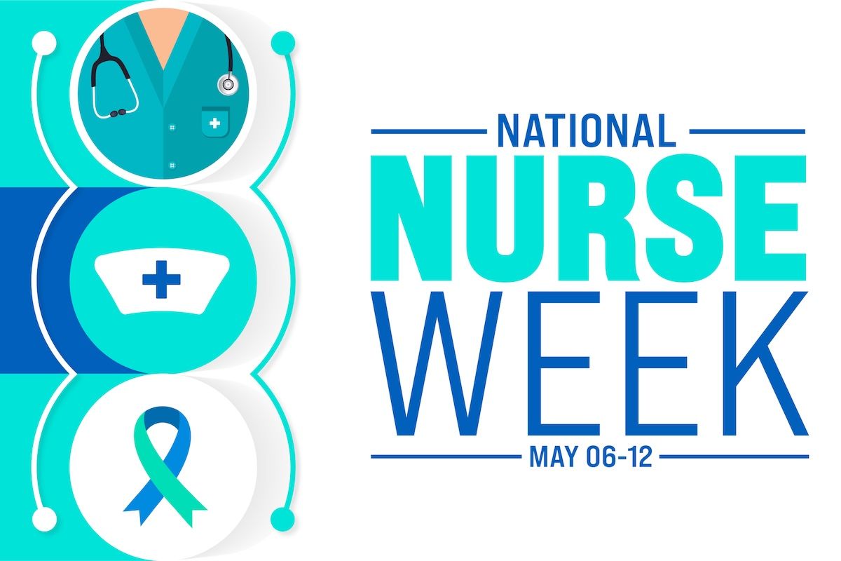 National Nurses Week celebration graphic