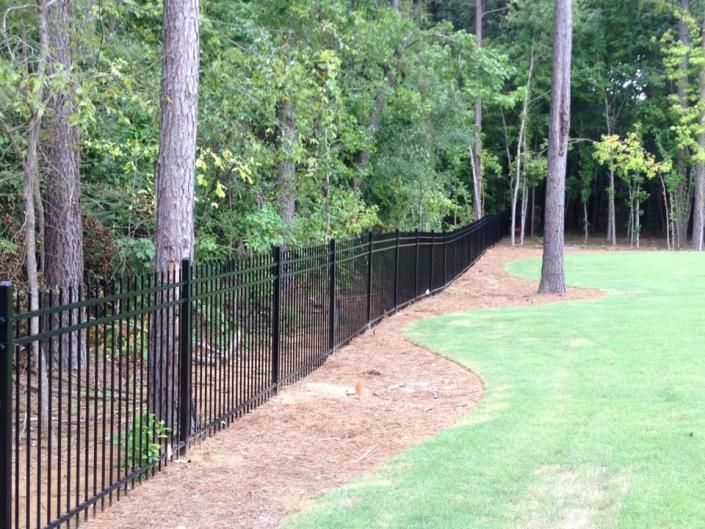 wrought iron fence