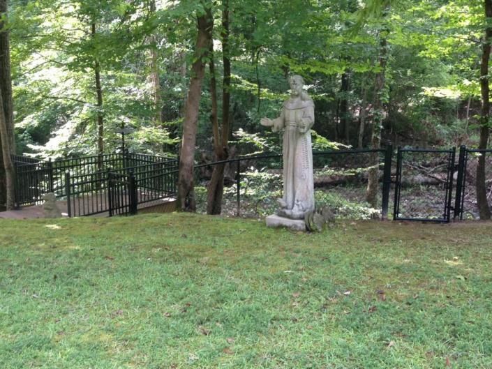 wrought iron fence