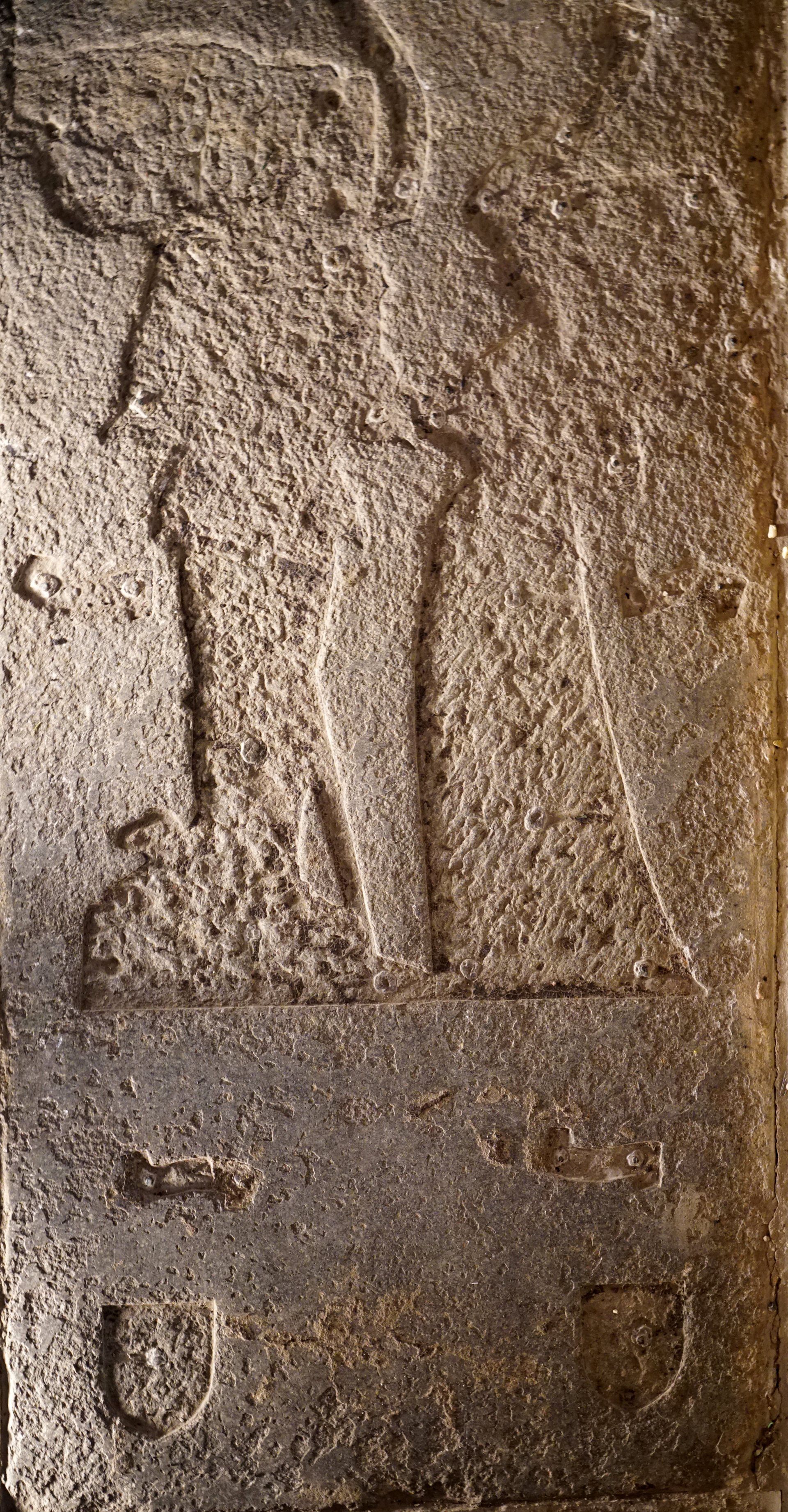 Knight and Lady Floor Slab