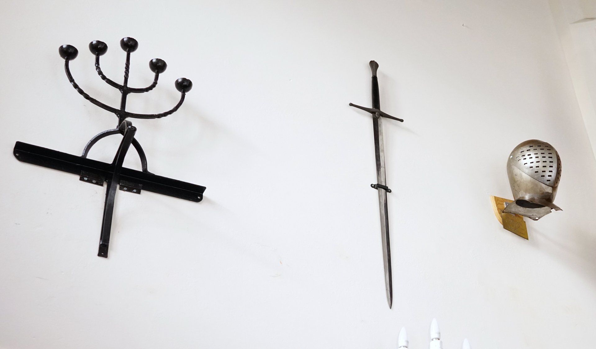 Capel helmet and sword