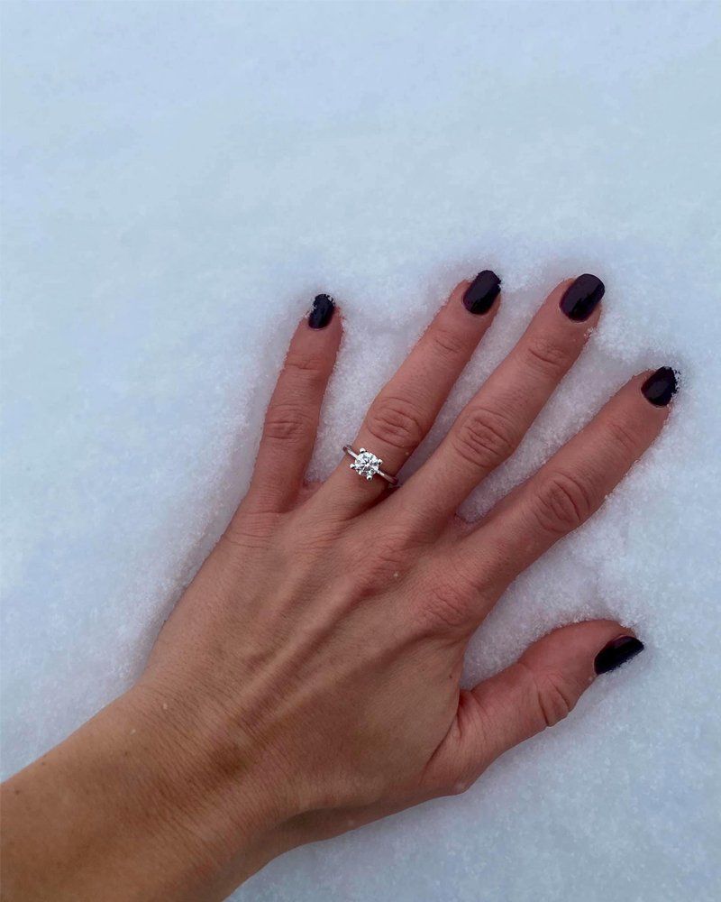 Anello con diamante