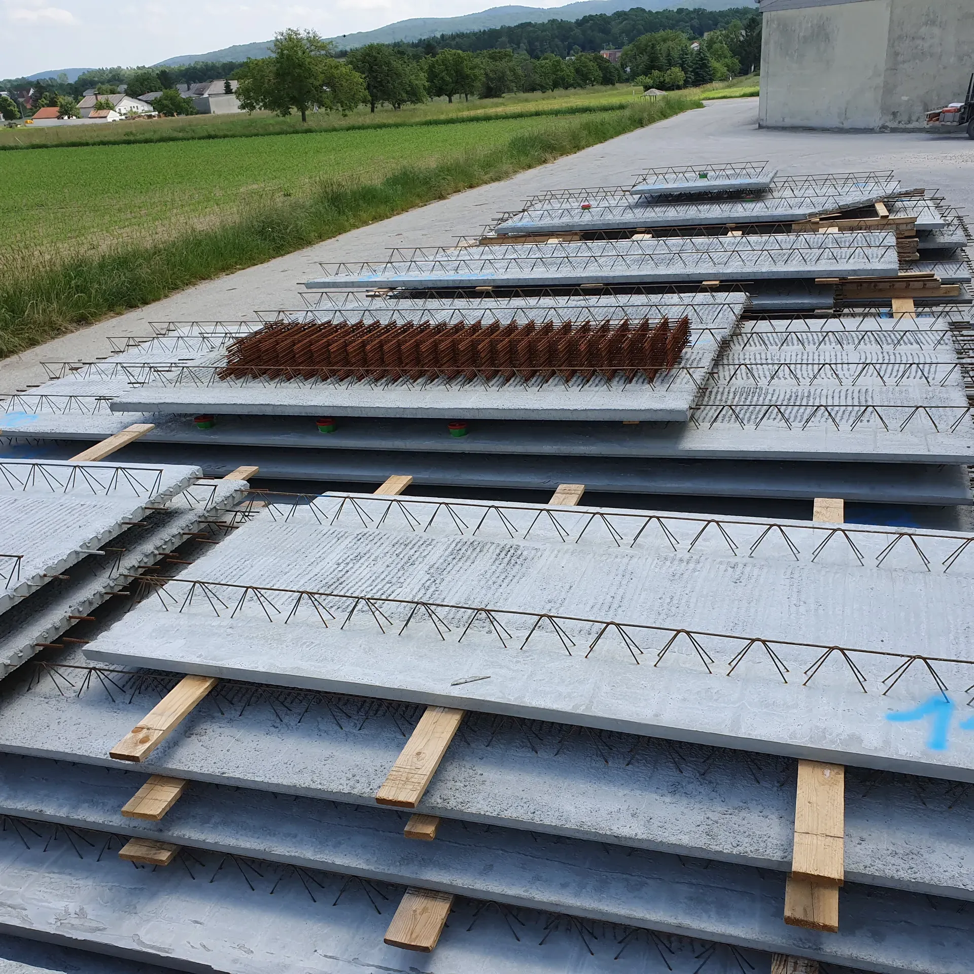 Elementdecke - Plattendecke